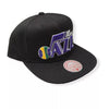 Mitchell & Ness Black NBA New Orleans Jazz HWC Core Basic Snapback - OSFA