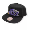 Mitchell & Ness Black NBA New Orleans Jazz HWC Core Basic Snapback - OSFA