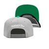 Mitchell & Ness Grey/Teal NBA San Antonio Spurs HWC Core Basic Snapback - OSFA