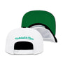 Mitchell & Ness Wht/Black NBA San Antonio Spurs HWC Core Basic Snapback - OSFA