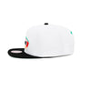 Mitchell & Ness Wht/Black NBA San Antonio Spurs HWC Core Basic Snapback - OSFA