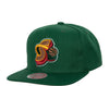 Men's Mitchell & Ness Green NBA Seattle Supersonics Core Basic HWC Snapback - OSFA