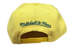 Mitchell & Ness Yellow NBA Seattle Supersonics Core Basic HWC Snapback - OSFA
