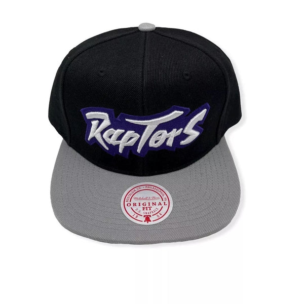 Mitchell & Ness Black/Gray NBA Toronto Raptors HWC Core Basic Snapback - OSFA