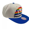 Mitchell & Ness Off Cream/Ryl NBA Denver Nuggets Natural XL Snapback HWC - OSFA