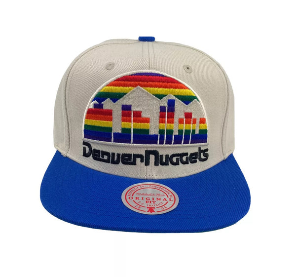 Mitchell & Ness Off Cream/Ryl NBA Denver Nuggets Natural XL Snapback HWC - OSFA