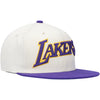 Mitchell & Ness Off Wt/Pl NBA Los Angeles Lakers Natural XL HWC Snapback - OSFA