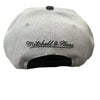 Mitchell & Ness Heather NBA Los Angeles Lakers Grey Black Pop Snapback - OSFA