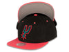 Mitchell & Ness Blk/Pink NBA San Antonio Spurs Santa Ana 2-Tone Snapback - OSFA