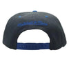Mitchell & Ness Black/Blue NBA Charlotte Hornets Black Royalty Snapback - OSFA