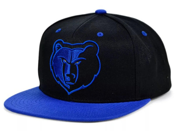Mitchell & Ness Black/Blue NBA Memphis Grizzlies Black Royality Snapback - OSFA