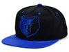 Mitchell & Ness Black/Blue NBA Memphis Grizzlies Black Royality Snapback - OSFA