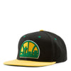 Mitchell & Ness Black/Yellow NBA Seattle Supersonics Reload HWC Snapback - OSFA