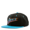 Mitchell & Ness Black/Light Blue NBA Utah Jazz Reload HWC Snapback - OSFA