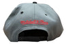 Men's Mitchell & Ness Grey/Black NBA Chicago Bulls Reload Snapback Hat - OSFA