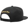 Mitchell & Ness Black NBA Chicago Bulls BHM Logo Color Snapback - OSFA