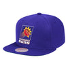 Mitchell & Ness Purple NBA Phoenix Suns HWC Team Ground Snapback Hat - OSFA