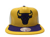 Mitchell & Ness Yellow/Purple NBA Chicago Bulls Day One Snapback - OSFA
