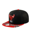 Mitchell & Ness NBA Chicago Bulls Black/Red Snapshot HWC Snapback - OSFA