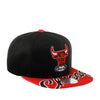 Mitchell & Ness NBA Chicago Bulls Black/Red Snapshot HWC Snapback - OSFA