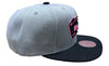 Mitchell & Ness Gry/Blk NBA San Antonio Spurs Neon Lights HWC Snapback - OSFA