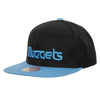 Mitchell & Ness Black/Blue NBA Denver Nuggets Reload 2.0 HWC Snapback - OSFA
