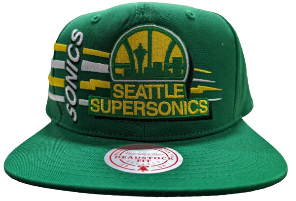 Mitchell & Ness NBA Seattle Supersonics Retro Bolt Deadstock HWC Snapback - OSFA