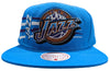 Mitchell & Ness Lght Blu NBA Utah Jazz Retro Bolt Deadstock HWC Snapback - OSFA