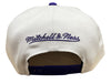 Mitchell & Ness Wht/Pl NBA Toronto Raptors 50th Anniversary HWC Snapback - OSFA
