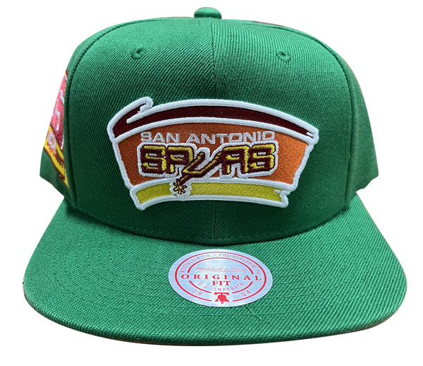 Men's Mitchell & Ness Green NBA San Antonio Spurs Like Mike HWC Snapback - OSFA