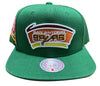 Men's Mitchell & Ness Green NBA San Antonio Spurs Like Mike HWC Snapback - OSFA