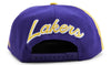 Mitchell & Ness NBA Los Angeles Lakers Rear Script Deadstock Snapback - OSFA