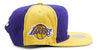 Mitchell & Ness NBA Los Angeles Lakers Rear Script Deadstock Snapback - OSFA