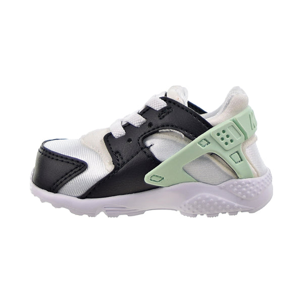 Toddler's Nike Huarache Run White/Mint Foam-Off Noir (704950 116)