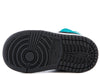 Toddler's Jordan 1 Mid Retro High GT Blk/Met Gold-Rio Teal (705324 001)