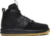Men's Nike Lunar Force 1 Duckboot Ale Blk/Blk-Mtlic Silver (805899 003)