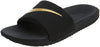 Little Kid's and Big Kid's Nike Kawa Slide Blk/Metallic Gld (819352 003)