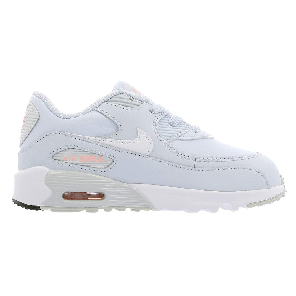 Toddler's Nike Air Max 90 LTR Half Blue/White-Pure Platinum (833379 406)