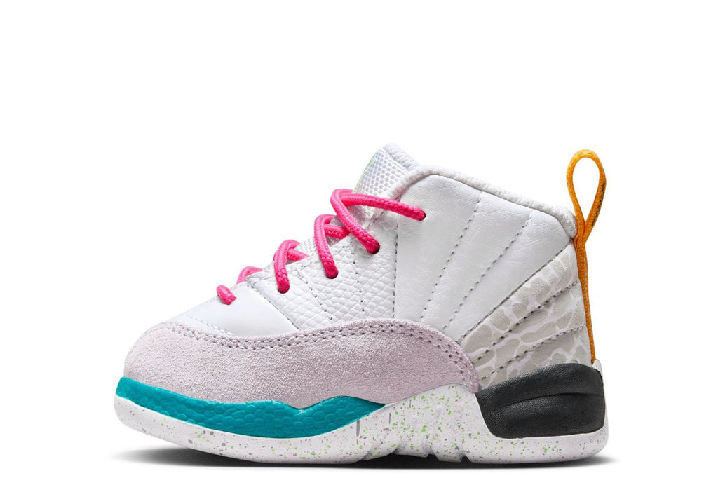 Toddler's Jordan 12 Retro White/Vapor Green-Photon Dust (850000 130)