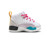 Toddler's Jordan 12 Retro White/Vapor Green-Photon Dust (850000 130)