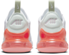Big Kid's Nike Air Max 270 White/Pink-Summit White (943345 113)