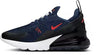 Big Kid's Nike Air Max 270 Midnight Navy/Picante Red (943345 410)