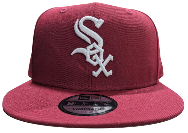 New Era 9Fifty Cardinal/White MLB Chicago White Sox Custom Snapback - OSFM