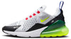 Women's Nike Air Max 270 White/Volt-Lt. Ultramarine (AH6789 116)