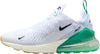 Women's Nike Air Max 270 White/Black-Summit White (AH6789 125)