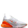 Women's Nike Air Max 270 White/Total Orange-Vast Grey (AH6789 126)