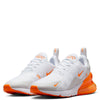 Women's Nike Air Max 270 White/Total Orange-Vast Grey (AH6789 126)