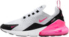 Women's Nike Air Max 270 White/Hyper Pink-Black-White (AH6789 127)
