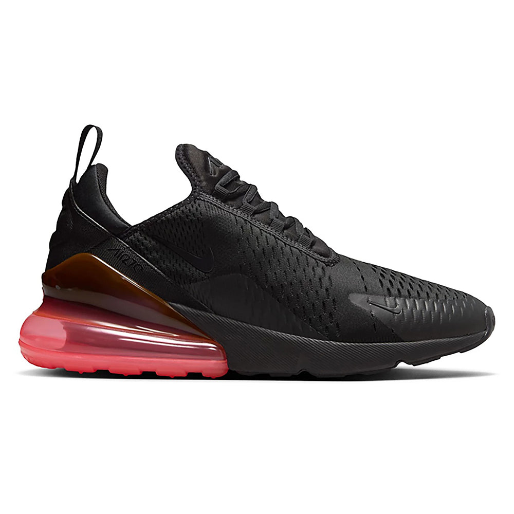 Men's Nike Air Max 270 Black/Black-Hot Punch (AH8050 010)