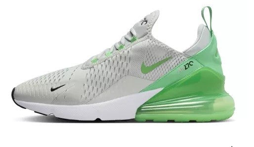 Men's Nike Air Max 270 Light Silver/Green Shock-Black (AH8050 027)